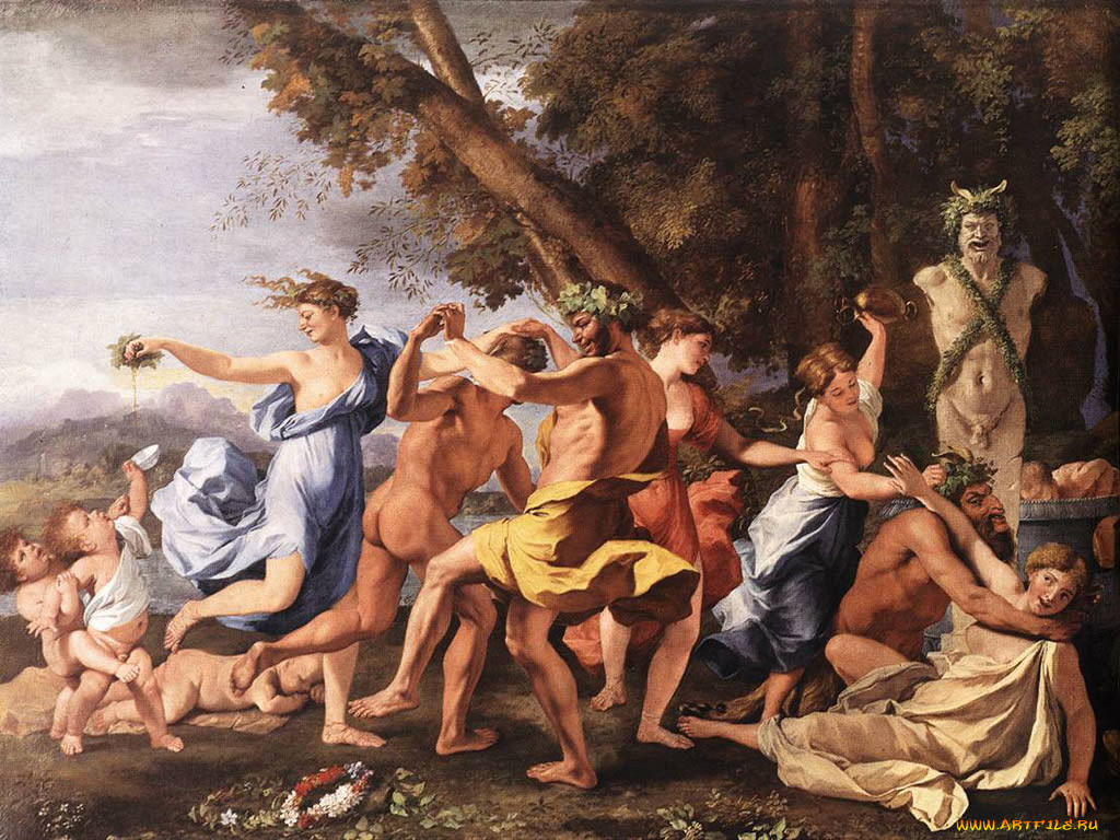 bacchanalia, , nicolas, poussin